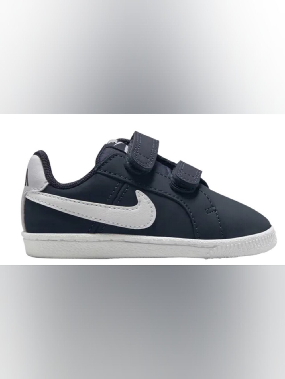 Nike Court Royale TD 'Obsidian White' Sneakers Size 11C Used Exc
